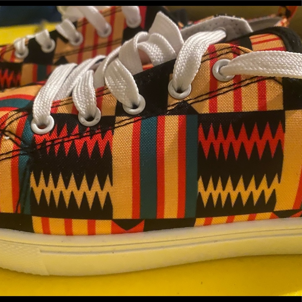 Kente/ African Print Sneakers
